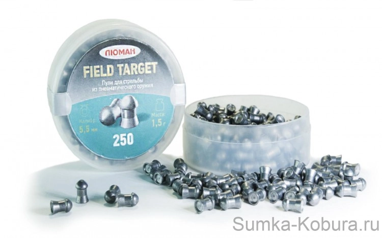 Пули Люман «Field target» 5,5 мм 1,5 гр (250 шт.)