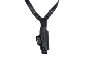 Кобура Хольстер ТТ наплечная вертикального ношения (модель V) Кобура Хольстер на пистолет Тульский Токарев, наплечная вертикального ношения (модель V), кожа, чёрного цвета