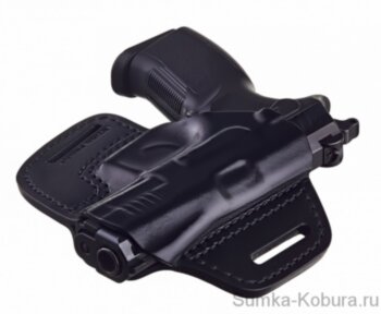 Кобура поясная для Grand Power Т10, T11, Т12 (модель №19) Кобура поясная открытая, на левую сторону под правую руку
