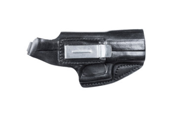 Кобура Хольстер для ПМ поясная закрытая комбинированная (модель Kz) Кобура Хольстер на пистолет Макарова поясная закрытая комбинированная (модель Kz), кожа, чёрного цвета