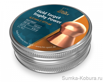 H&amp;N Field Target Trophy Power 4,5 мм 0,57 гр (300 шт.) 