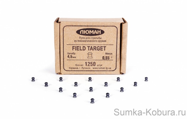 Пули Люман «Field target» 4,5 мм 0,55 гр (1250 шт.)