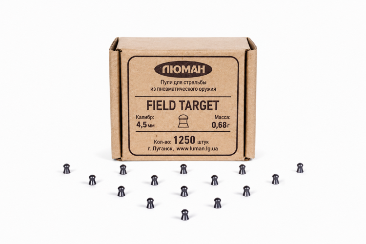 Пули Люман «Field target» 4,5 мм 0,68 гр (1250 шт.)