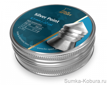 H&amp;N Silver Point 5,5 мм 1,11 гр (200 шт.) 