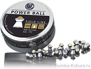 Пули «RWS Power Ball» 4,5 мм 0,61 гр (200 шт.) RWS Power Ball