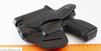 Кобура Хольстер Grand Power Т12 поясная (модель L)  Кобура Хольстер для Grand Power T10, Т11, Т12 поясная (модель L), кожа, чёрного цвета.