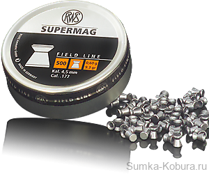 Пули «RWS SUPERMAG» 4,5 мм 0,60 гр (500 шт.) 