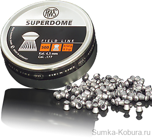 Пули «RWS SUPERDOME» 4,5 мм 0,54 гр (500 шт.) RWS SUPERDOME