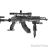 Алюминиевая рельсовая система для AK47/АК74/АК74М/АК100-ые серии/САЙГА FAB-Defense
