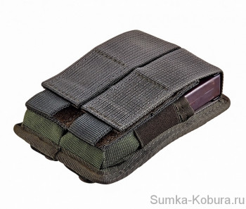 Универсальный чехол под два пистолетных магазина FASTCLIP MOLLE SYSTEM (18421) Универсальный чехол (molle) под два пистолетных магазина ПМ, ПММ, АПС, Ярыгина и другие. 