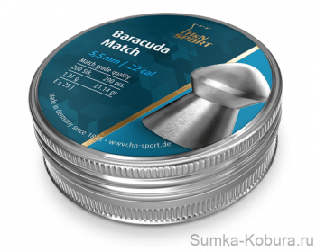H&amp;N Baracuda Match 5,5 мм 1,37 гр (200 шт.) 