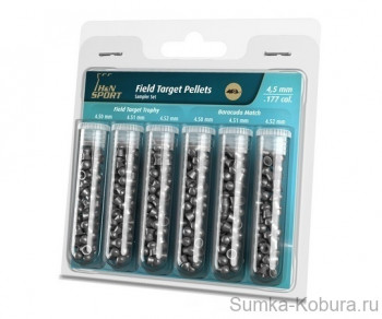 H&amp;N Field Target Pellets - Sampler Set (тестовый набор) (4,5 мм) 