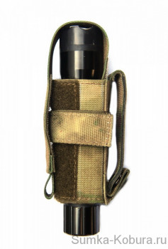 Крепление для фонаря (MOLLE) Крепление для фонаря универсальное на molle со съемным клапаном. 