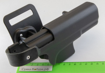 Кобура самозарядная для Glock 17 (ЭФА-3 G17) Кобура ЭФА-3 G17 предназначена для ношения на поясе и быстрого приведения в полную боевую готовность с использованием одной руки пистолетов: Glock-17 (19, 22, 23, 31, 32).