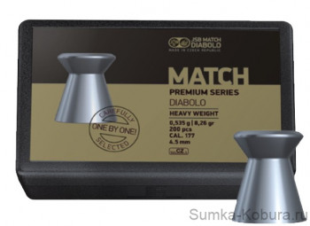 JSB Match Premium Series Heavy 4,48-4,52 мм 0,535 гр (200 шт.) JSB Match Premium