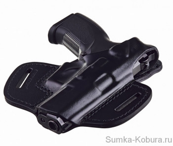 Кобура поясная для Grand Power Т10, T11, Т12 (модель №2) Кобура поясная, натуральная кожа, закрытая, с двумя ушами