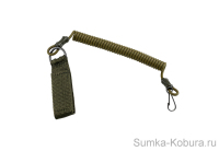 Шнур страховочный витой с текстильной шлёвкой для ремня (Мастер)