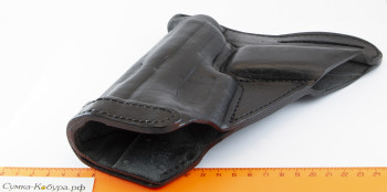 Кобура Хольстер для ПМ поясная (модель EM) Кобура Хольстер на пистолет Макарова поясная (модель EM), кожа,чёрного цвета 