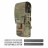 Подсумок на 1-2 магазина АК с эласт.жгутом, облегченный вер.3 FASTCLIP MOLLE SYSTEM